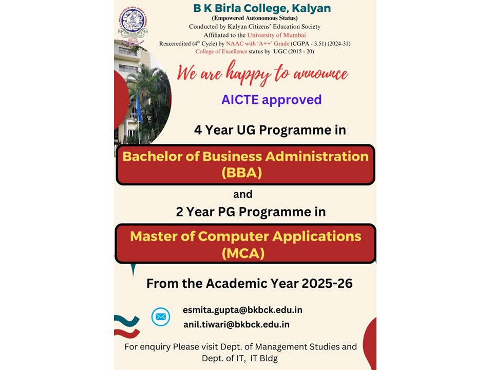 B.K. Birla College of Arts, Science & Commerce, Kalyan